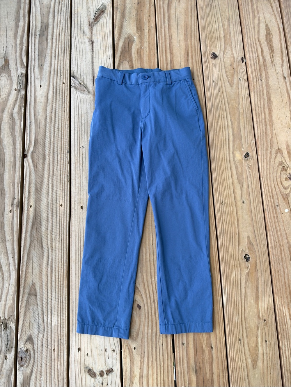 Vineyard Vines Performance On-The-Go OTG Pants Boys 10 Blue Stretch